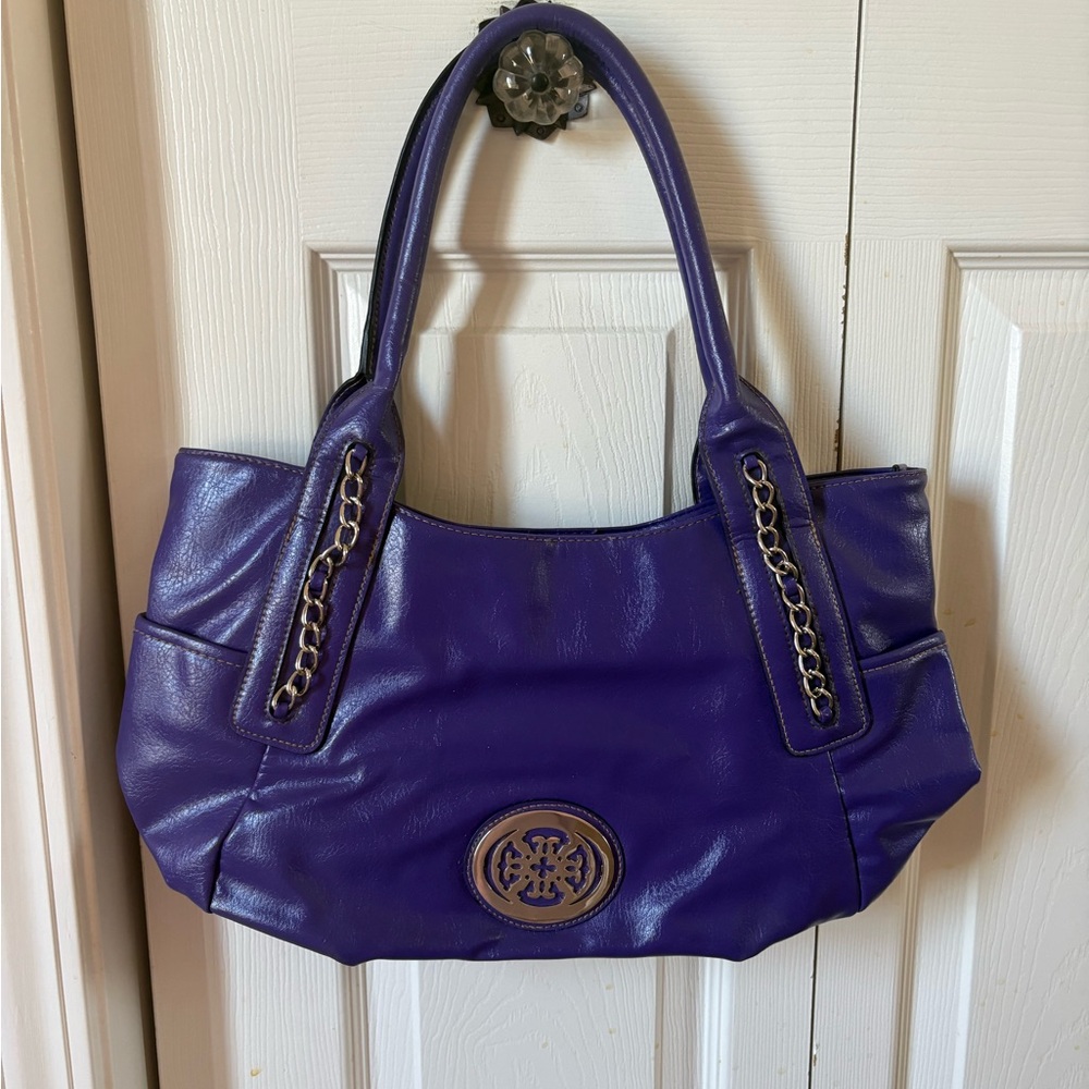 Purple Vegan Leather Purse